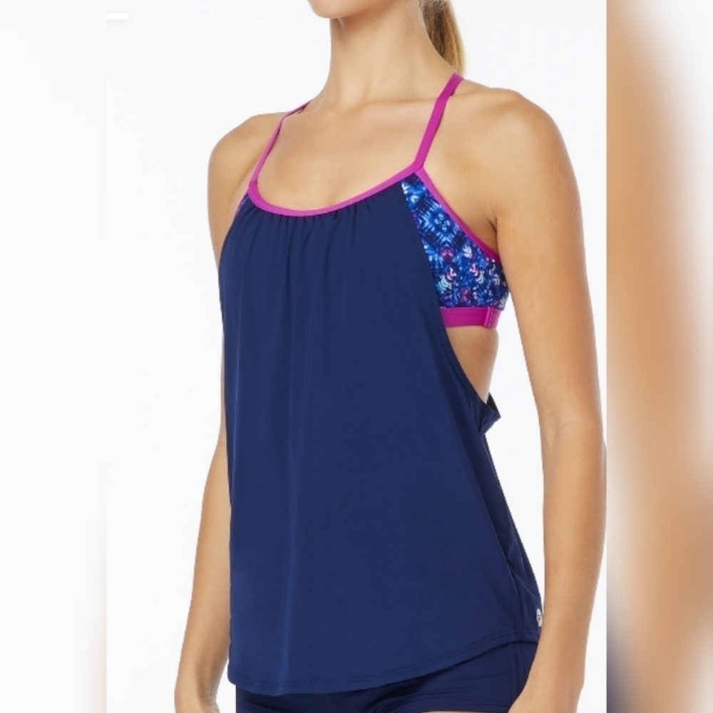 NWT TYR Women's Shea 2 in 1 Tank-Santa Cruz
